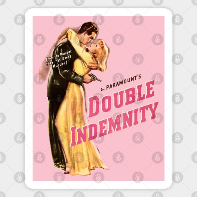 Double Indemnity Movie Poster Magnet by MovieFunTime